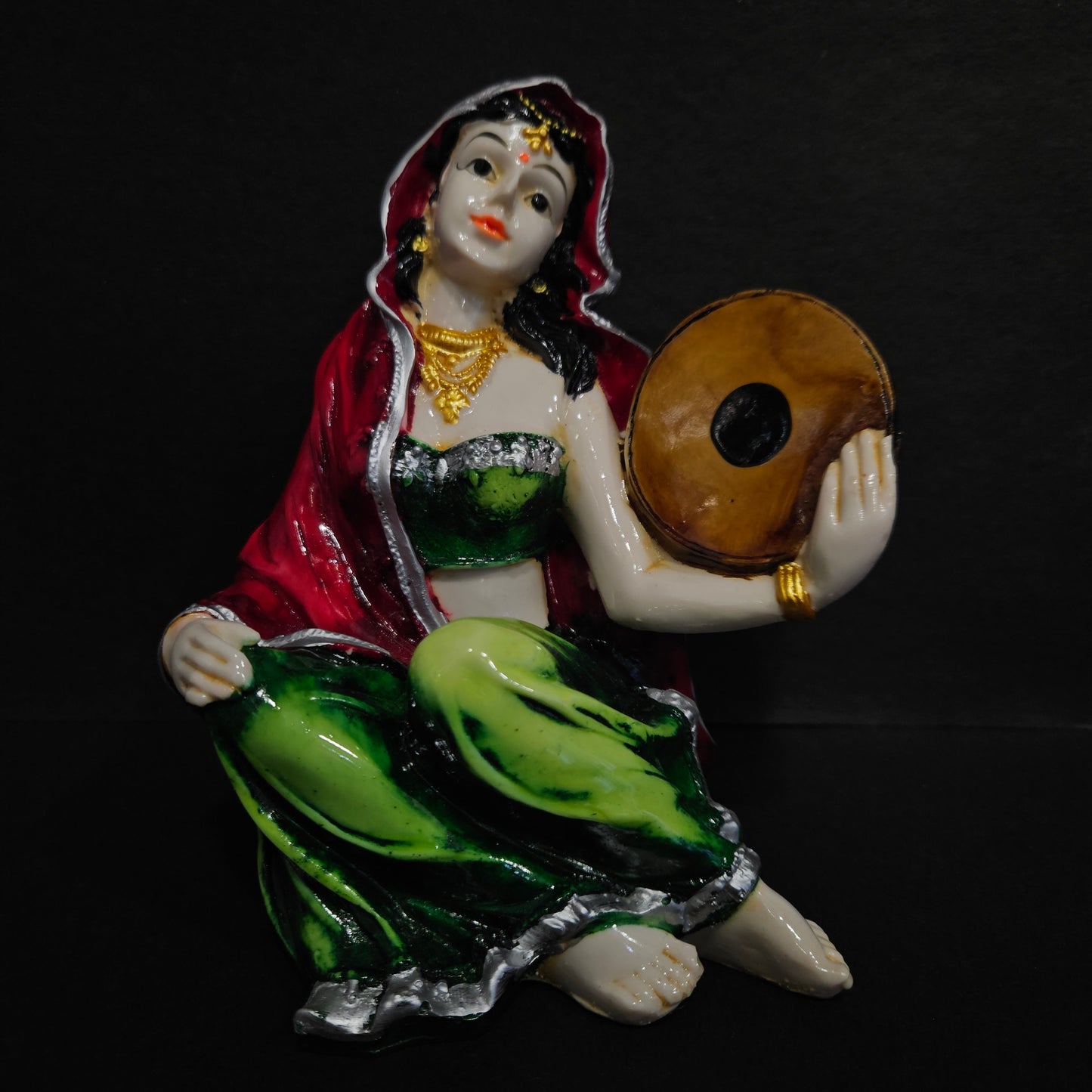 Hand Crafted Rajasthani Traditional Showpiece Women Figurine Idol for Home Decoration
