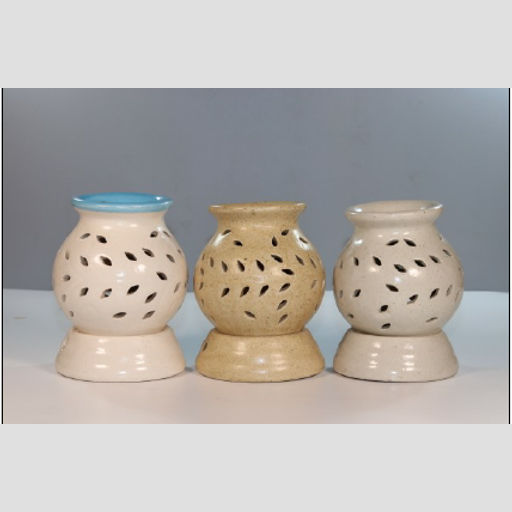 Ancient Matka Shape Electric Ceramic Aroma Oil Diffuser Essential Oil Fragrance Diffuser, Home & Décor, Home Fragrance