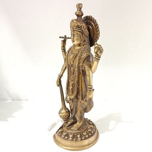 brass vishnu