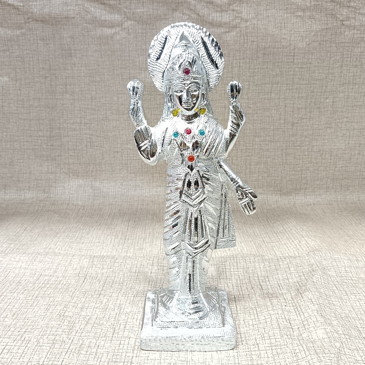 Vishnu Laksmi German silver idols