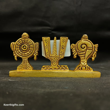 Shanku chakram namalu idol brass