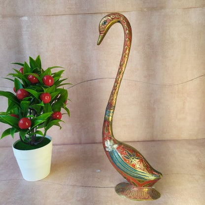 Brass swan