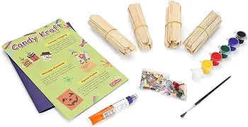 Candy Craft Hobby Kit Learn Creativity Arts and Crafts Best Out of Waste with Ice Cream Sticks Gift Game for both boys and girls above 5 years of age