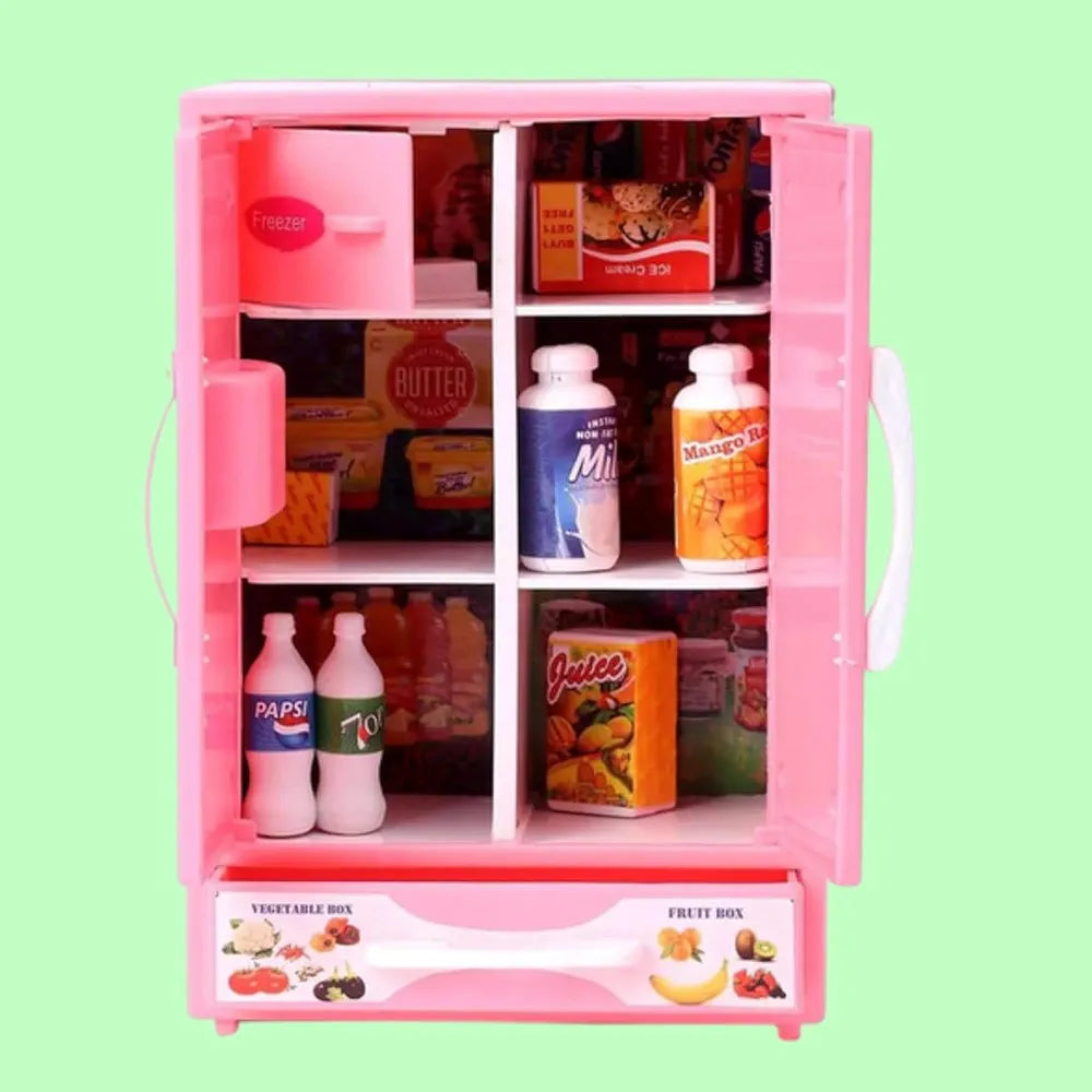 Miniature Palm Size Refrigerator Role Play Toys for Infants Kids to encourage roleplay in children