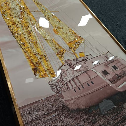 Crystal wall frames