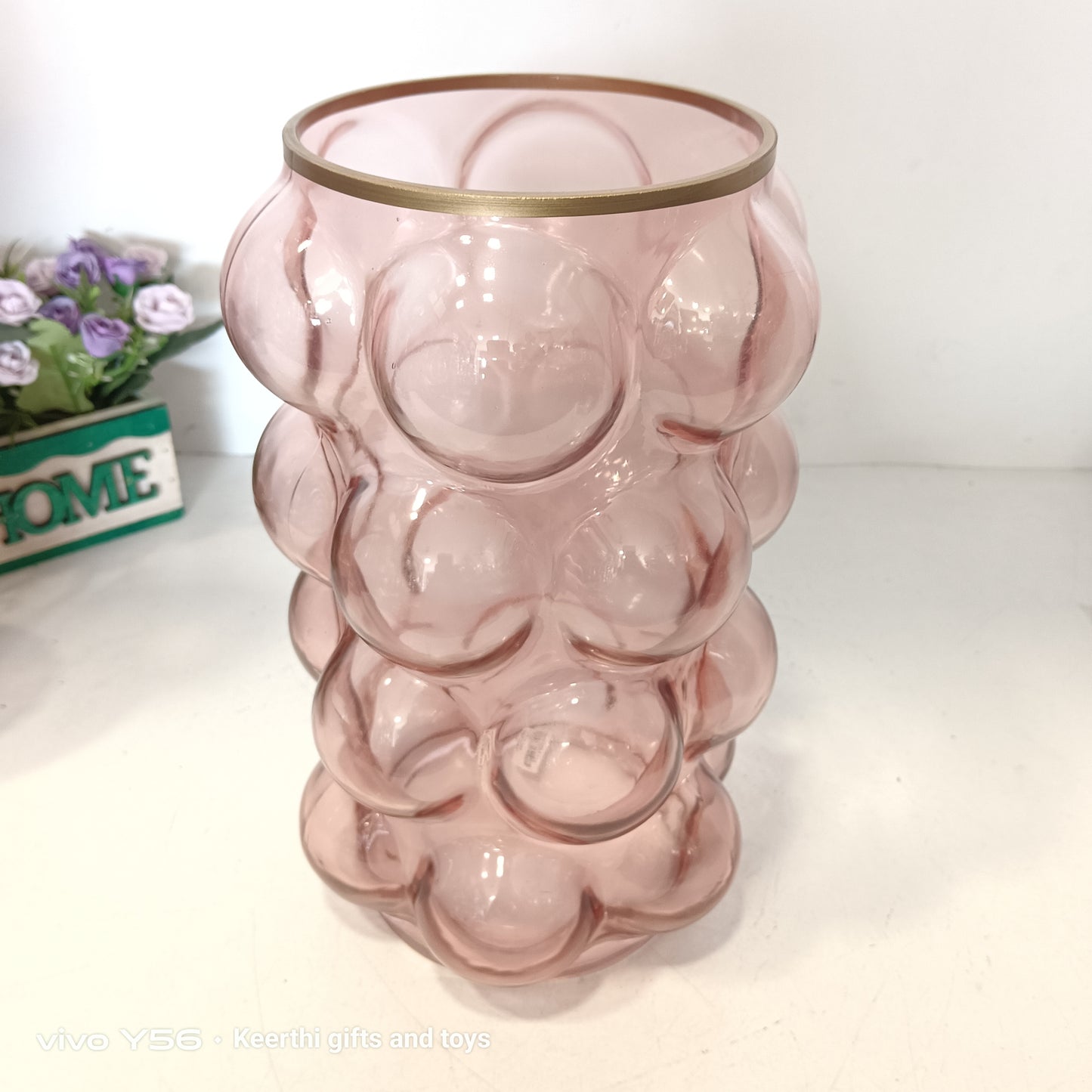 Bubble gum Flower Vase