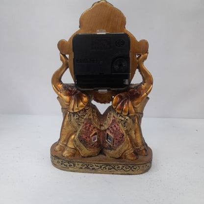 Elephants Desktop clock