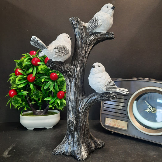 Doves seting on stem show piece