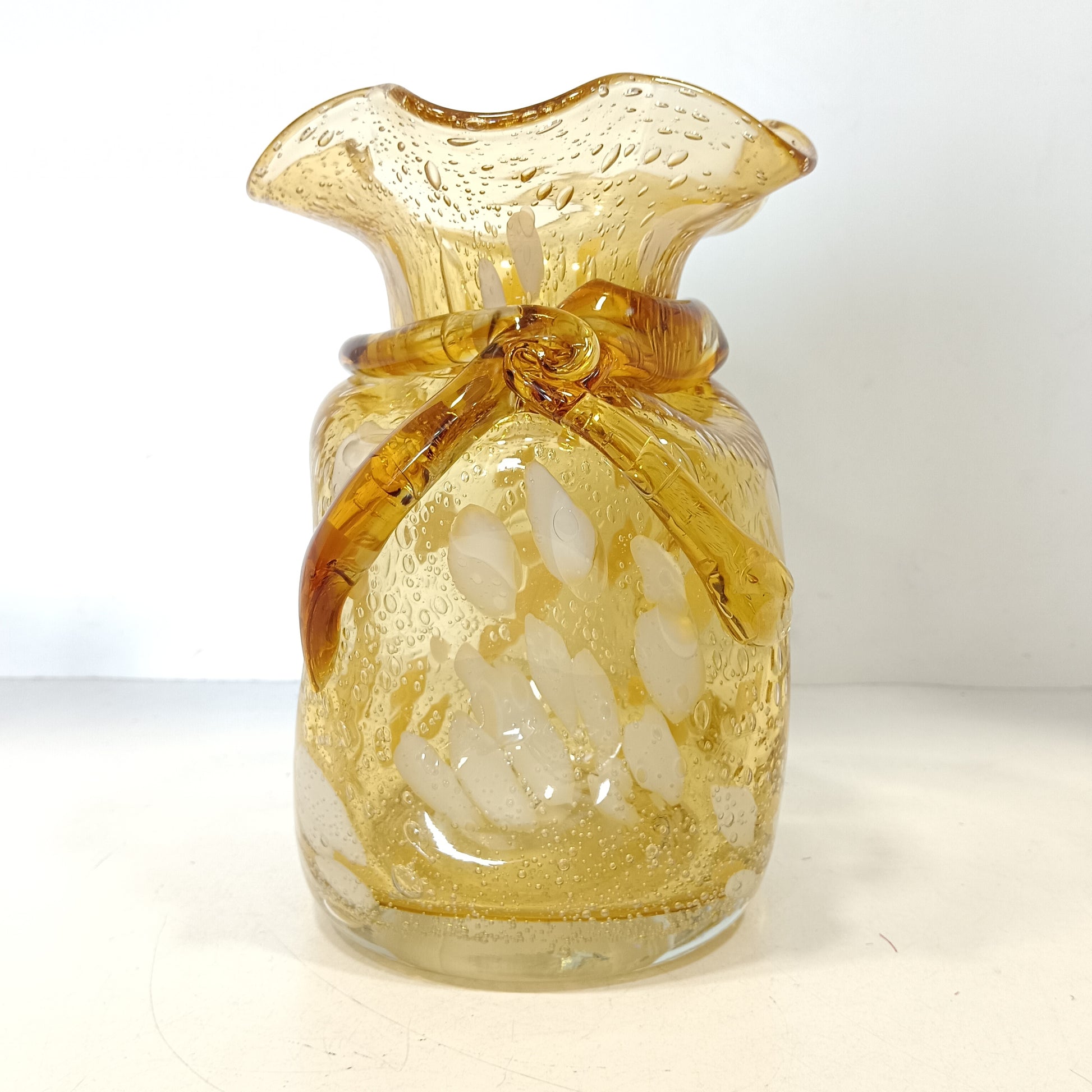 Specially hand moulded glass Flower vase