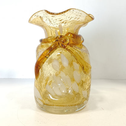 Specially hand moulded glass Flower vase