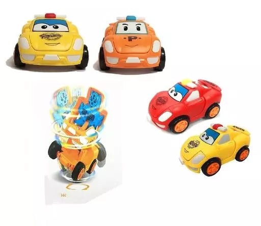Cartoon transformer push car