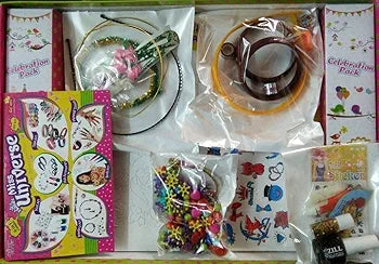 Miss Universe Beauty At Its Best Little Star 6 in 1 Combo Multicolor Art Kit for Girls Age Group 5 Years and Above
