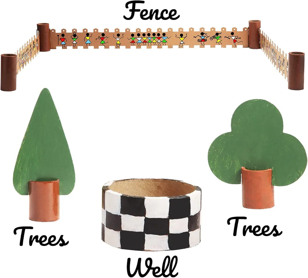 FUN Warli Village Art and Craft Kit Ancient Art of India Hobby Kit for Girls Age 8 Years and Above gifts