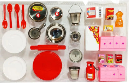 My Kitchen Big Size Steel Premium Kitchen Role Play Kitchen Toys for Kids