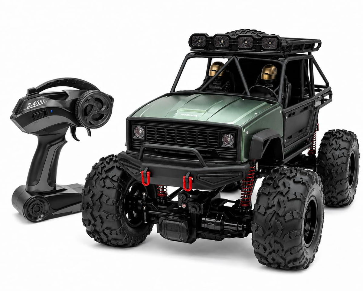 Off Road RC Vehicle Jeep 4x4 1:8 Scale Remote Control Rock Crawler colour may vary