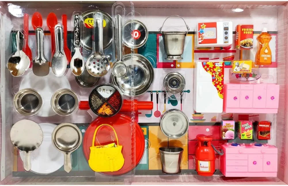 My Kitchen Big Size Steel Premium Kitchen Role Play Kitchen Toys for Kids