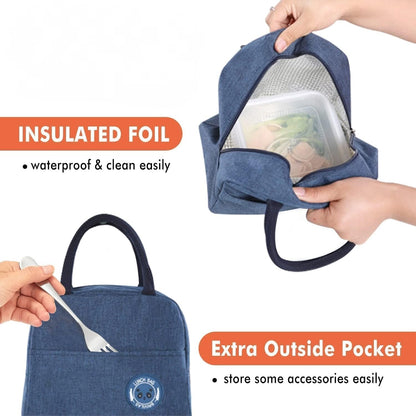 Insulated Travel Lunch/Tiffin/Storage Bag for Office, College & School Polyester, Regular Size keerthi toys rajahmudry