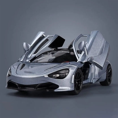 Exclusive Alloy Metal Pull Back Die-cast Car Model with Light Mini Auto Toy for Kids Metal Model Toy Car with Lights