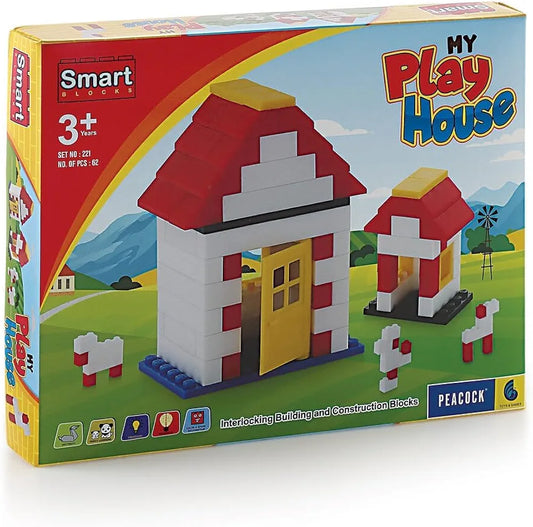 My Playhouse Building Blocks for Kids Build as You Dream for kids to make more fun and learn creative skills with building blocks