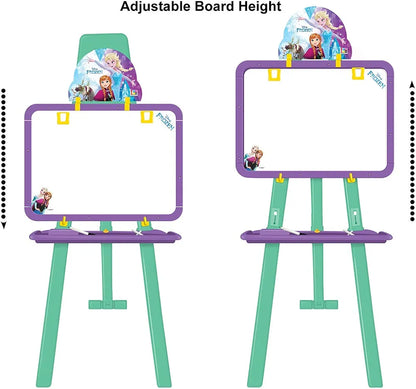Disney Frozen 5 in 1 Easel Board Magnetic Writing Activity and Learning Activity Board for Kids
