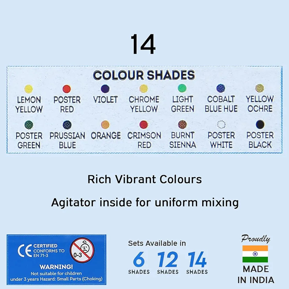 Doms Poster Colours 14 shades