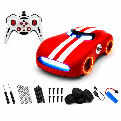 Spark Stone RC Drift Racing Car for Kids | 2.4GHz Rechargeable RC Car | Spark Effect on All 4 Wheels | 20 KM/H High Speed