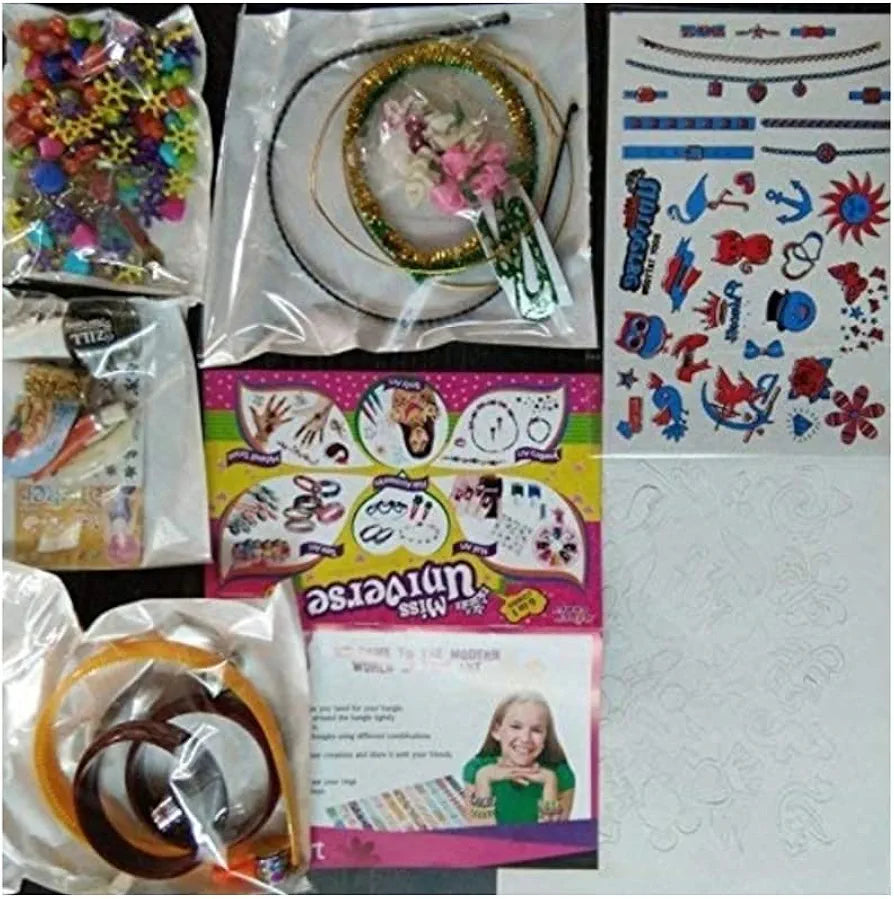 Miss Universe Beauty At Its Best Little Star 6 in 1 Combo Multicolor Art Kit for Girls Age Group 5 Years and Above