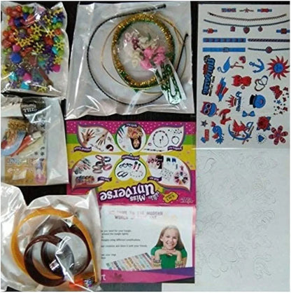 Miss Universe Beauty At Its Best Little Star 6 in 1 Combo Multicolor Art Kit for Girls Age Group 5 Years and Above