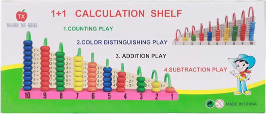 Calculation Shelf Counting Play Color Distinguishing play Addition play Subtraction play Math Calculation Kit For Kids Learning