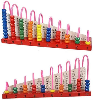Calculation Shelf Counting Play Color Distinguishing play Addition play Subtraction play Math Calculation Kit For Kids Learning