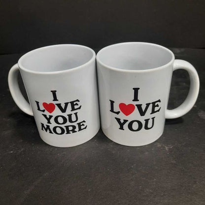 I like his eyes &i like her smile printed coffee mugs set