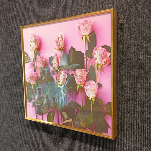 Crystal wall frames