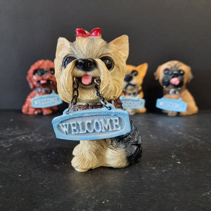 Welcome puppy show piece