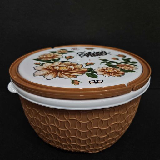 Grocery storage container with lid for kitchen hold storage purpose and return gifting purpose