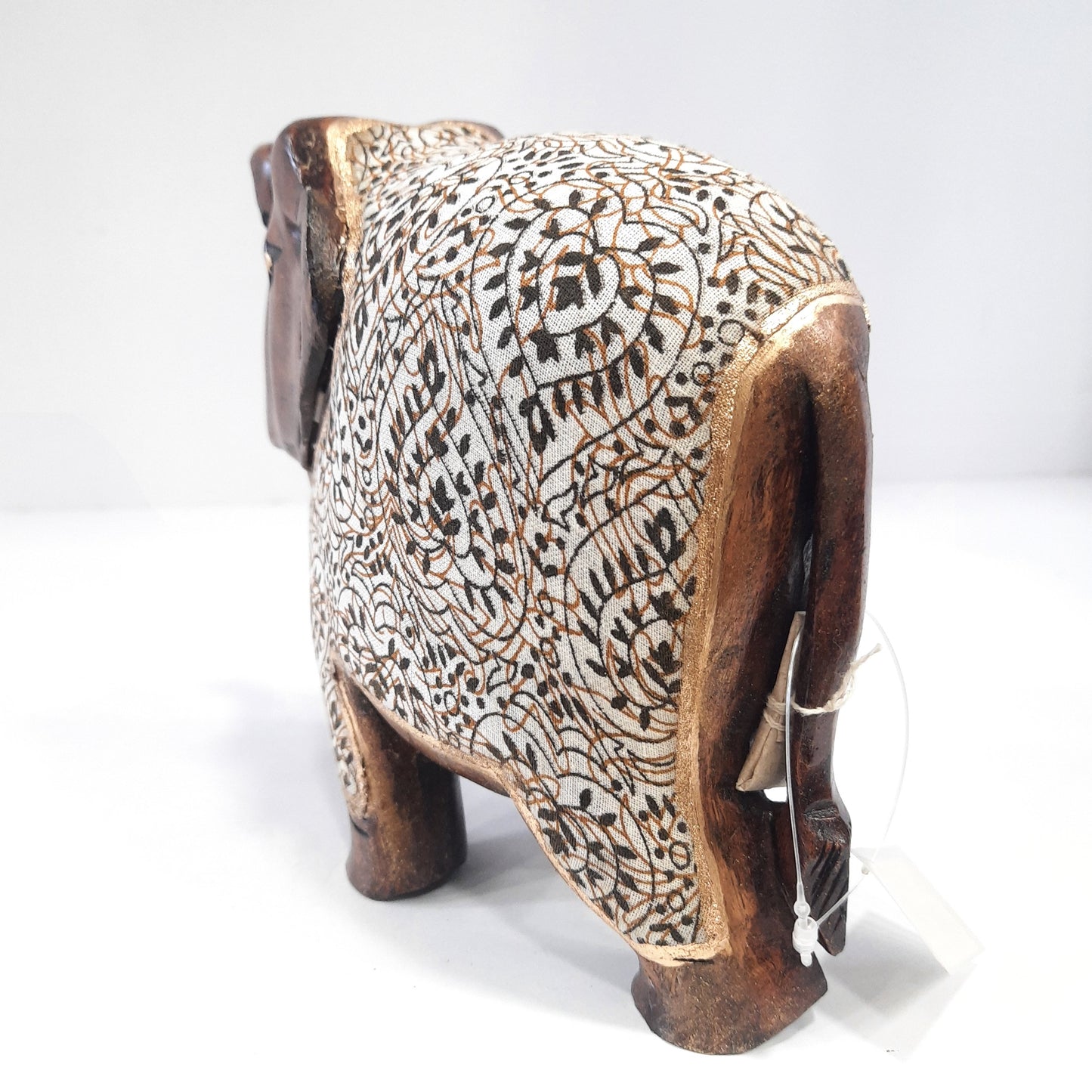 Wooden Elephant Fat T.UP With Cloth Oxod