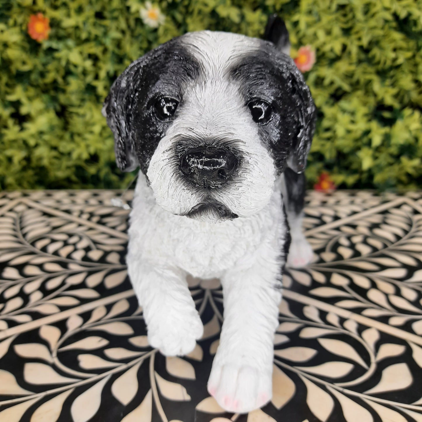 Cute realistic puppy show piece