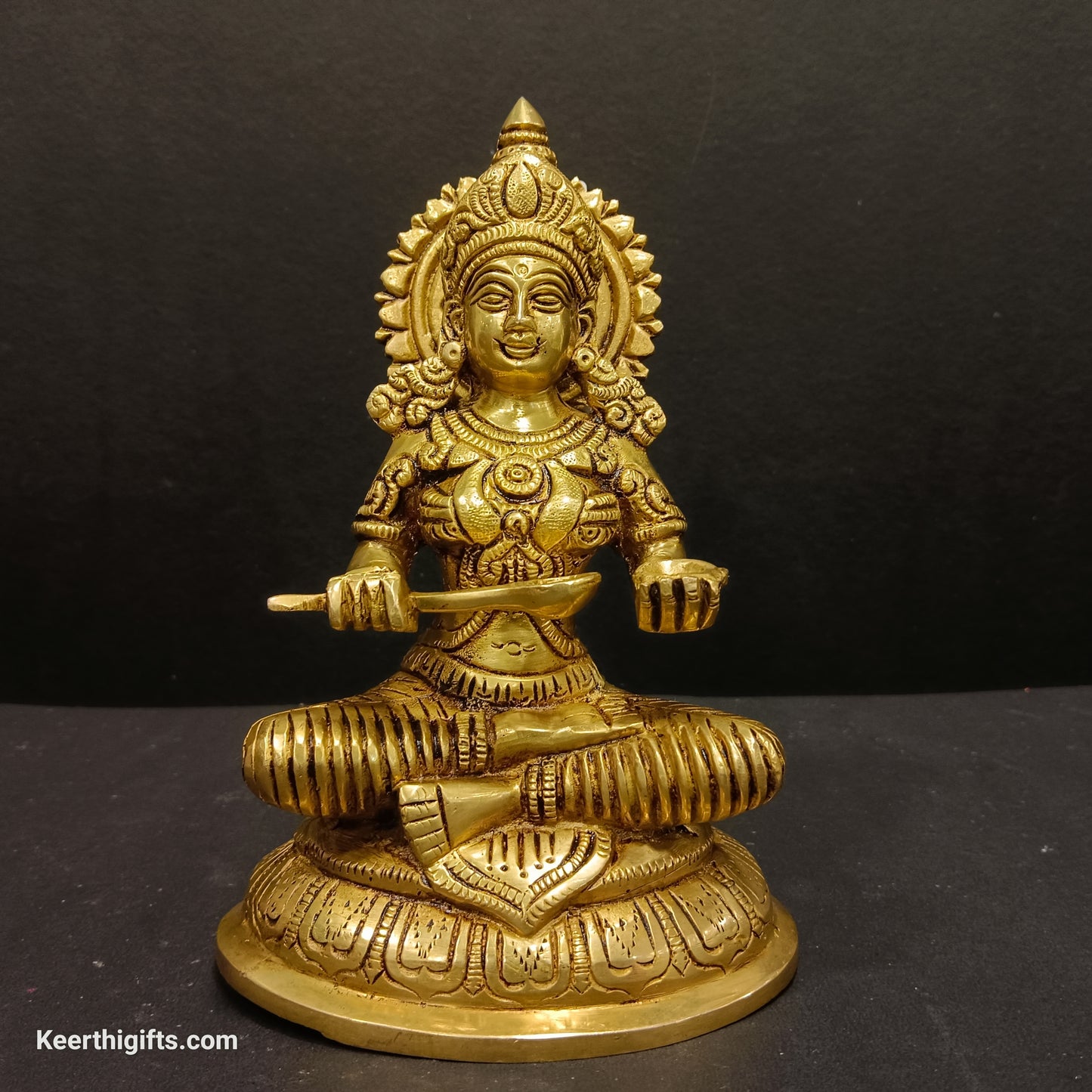 Annapurna Devi brass antique idol