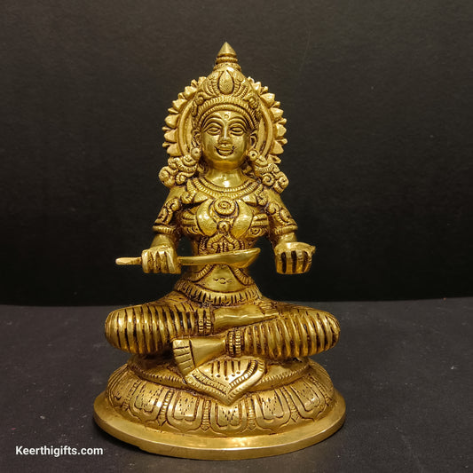 Annapurna Devi brass antique idol