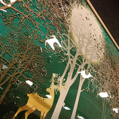 Crystal wall frames