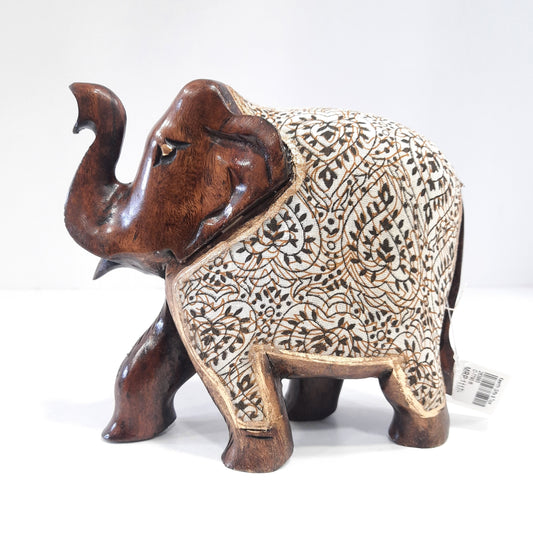 Wooden Elephant Fat T.UP With Cloth Oxod