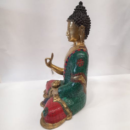 Brass Buddha idol