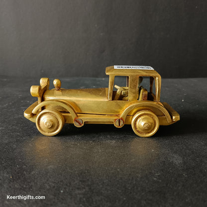 Car brass antique showpiece