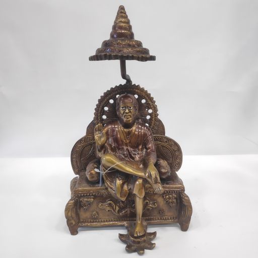 Brass Saibaba idol