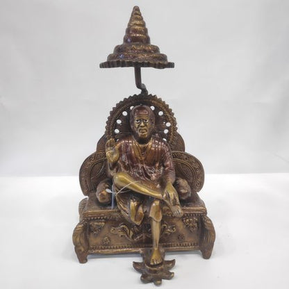 Brass Saibaba idol