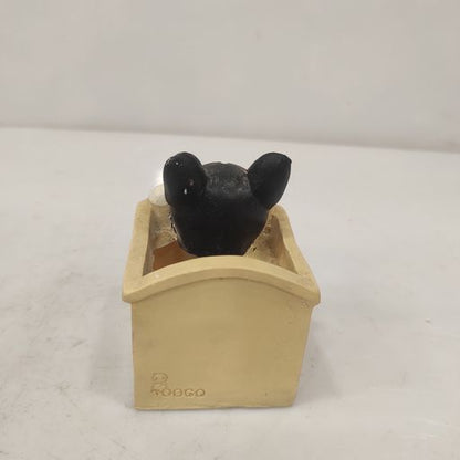 Ceramic dog house cute mini Ceramic pot for home office desktop