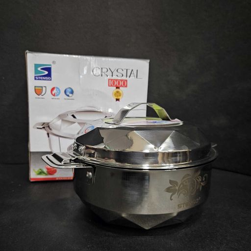Stainless steel insulated crystal shaped hot pack