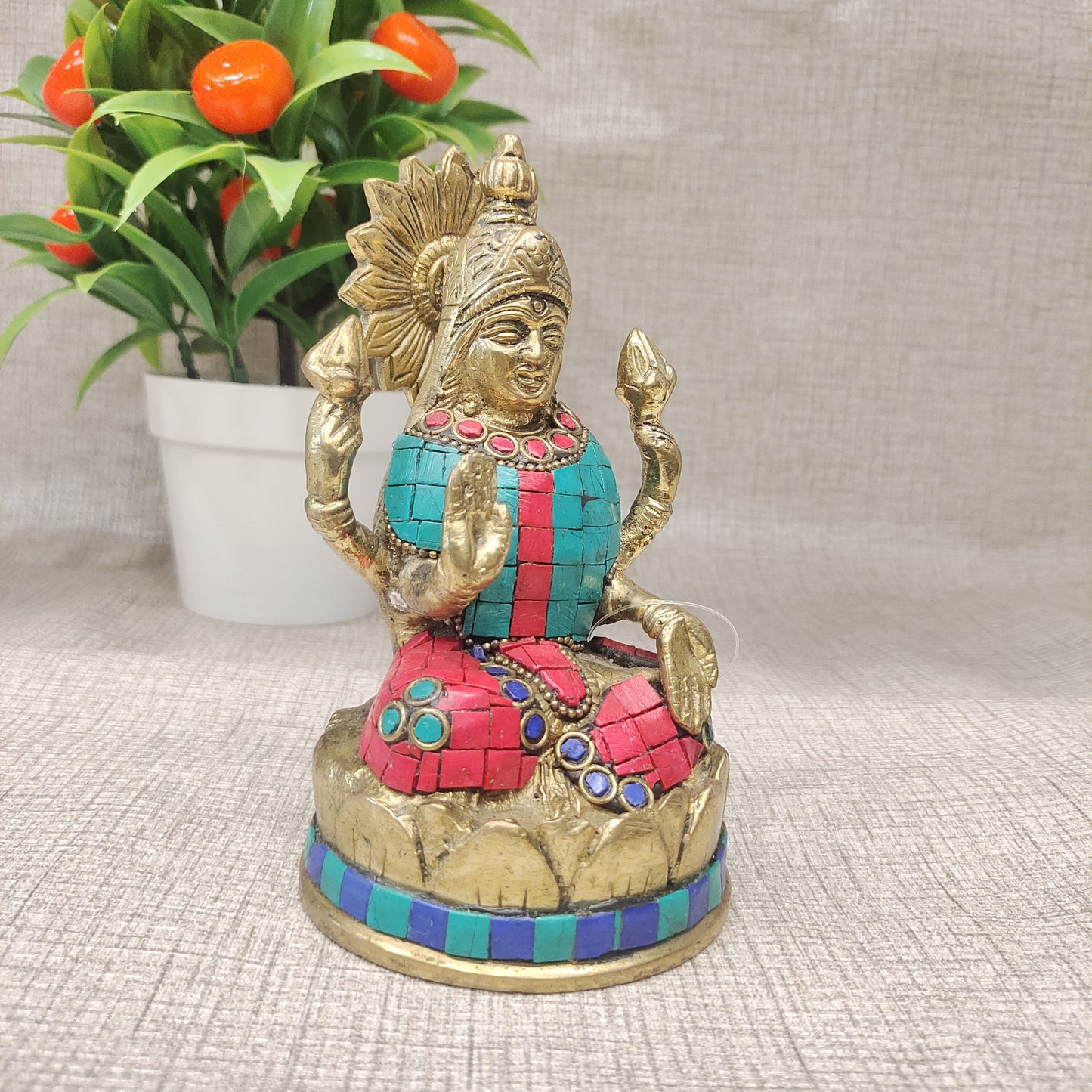 Brass Lakshmi Devi R212