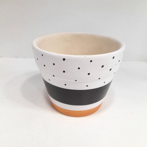 Multi color doted designer Ceramic Pot for Indoor and Outdoor Decor Plant Balcony Decor