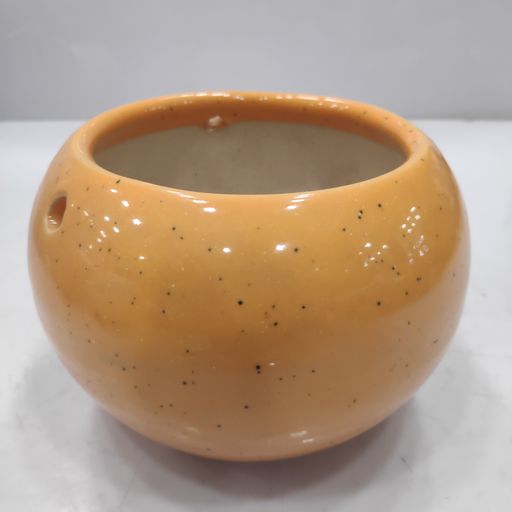 Ceramic Hanging pot with drain hole for live plants to decorate office & home