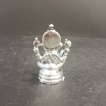 Resin Ganesh Silver idol